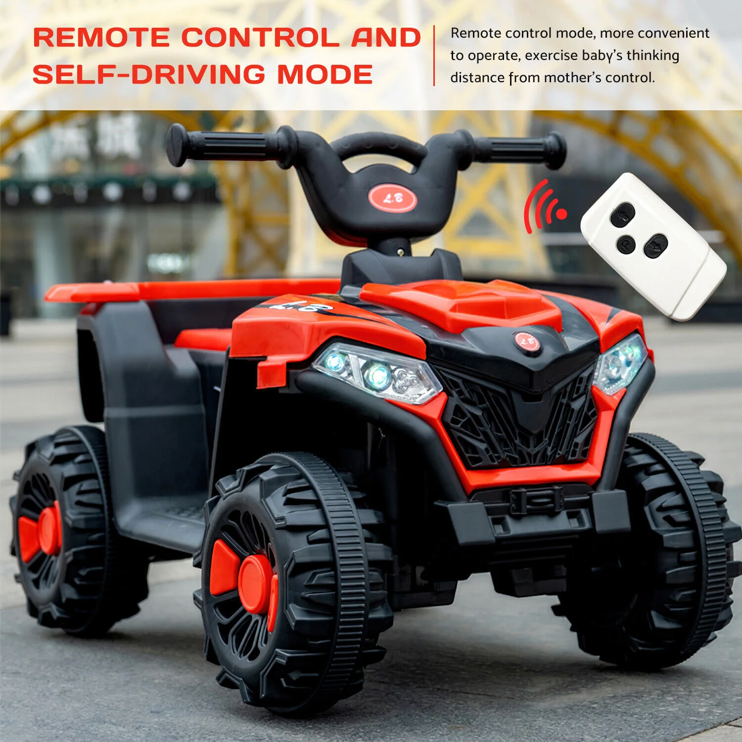 6V Electric ATV Quad Kids Ride-on Car Battery Powered 4-Wheel Motorcycle - Image 25