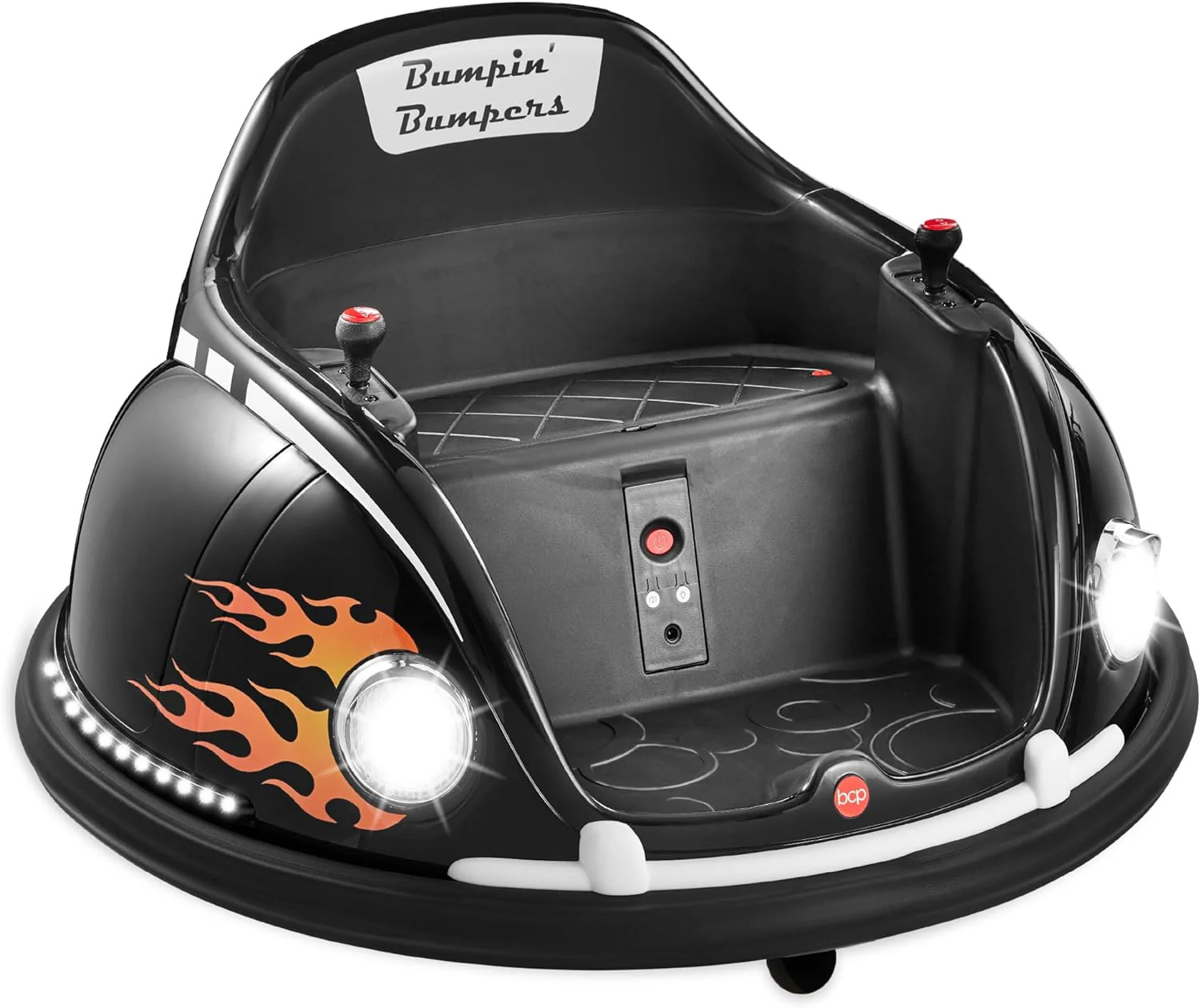 6V Electric Ride-On Bumpin Bumper Car for Kids 1.5-6 Years with Parent Remote Control