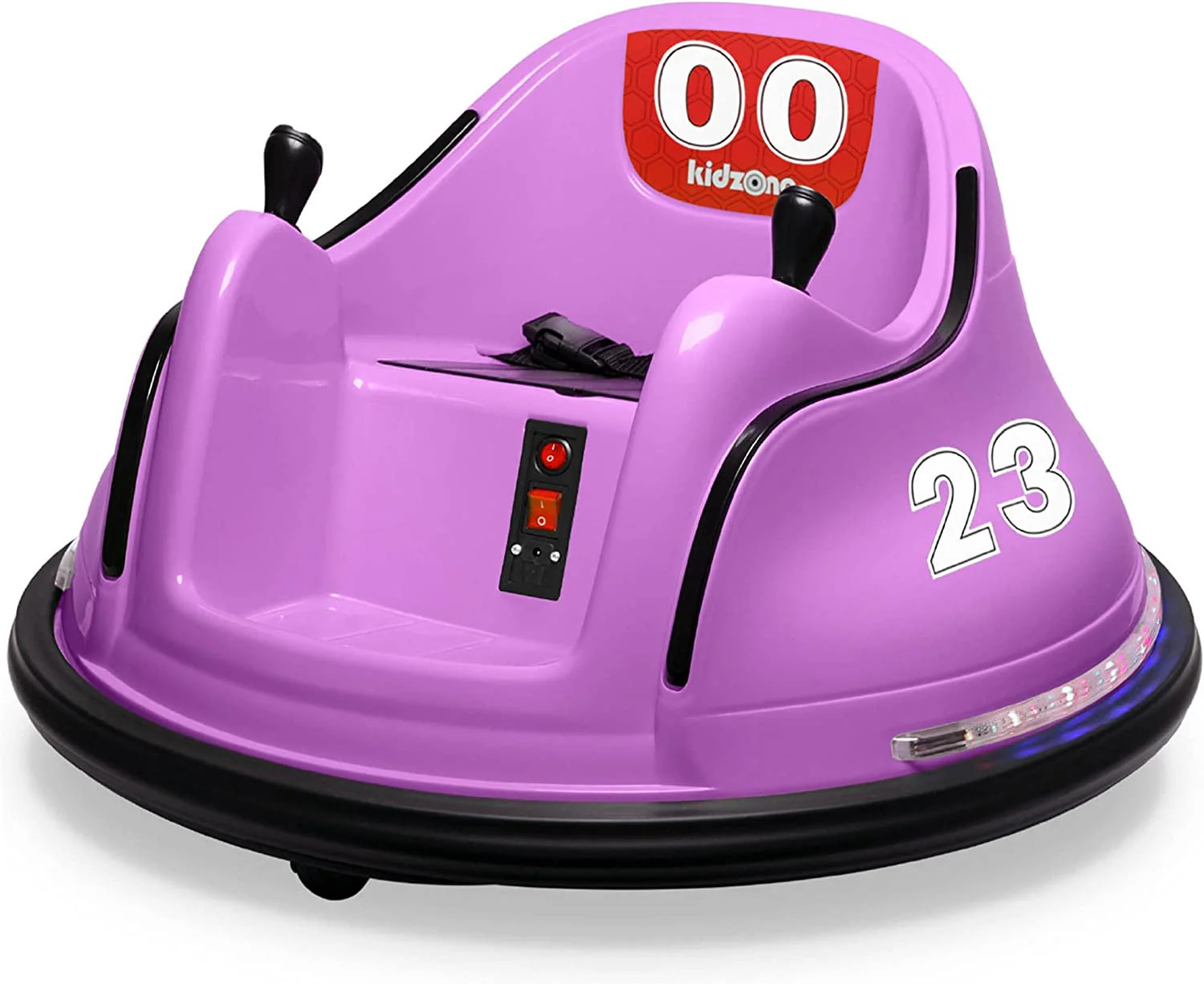 6V Electric Ride-On Bumper Car with DIY Stickers for Kids and Toddlers Ages 1.5-6 Years - Image 12