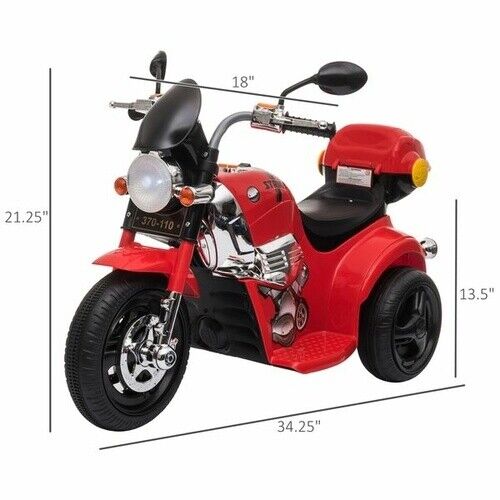 6V Electric Ride-On Motorbike for Kids - Battery Powered Toy Motorcycle - Image 3