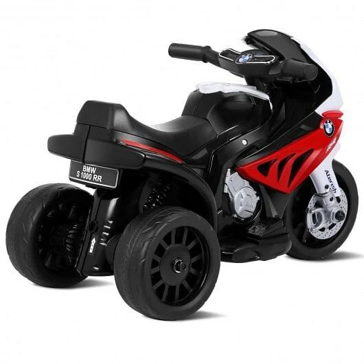 6V Kids 3-Wheel Licensed Electric Motorcycle Ride-On Toy Red - Image 3