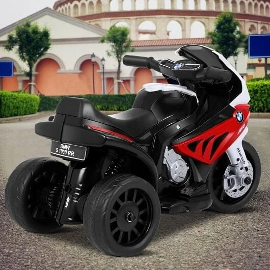 6V Electric 3-Wheel Kids Riding Motorcycle Licensed Model in Red - Image 2