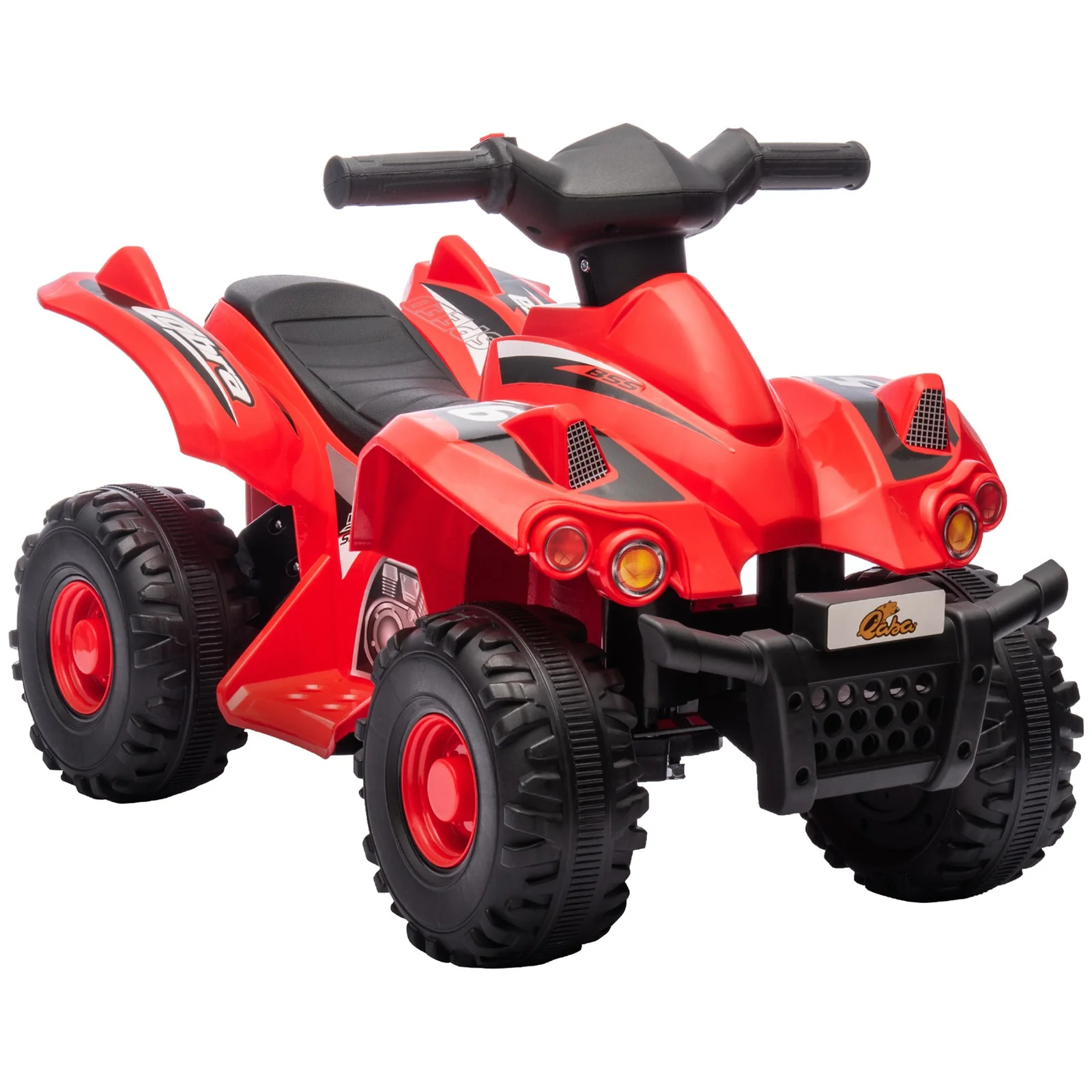 6V Kids 4-Wheeler ATV Quad Car with Music and Forward Drive for Ages 2-6 Years Red - Image 12