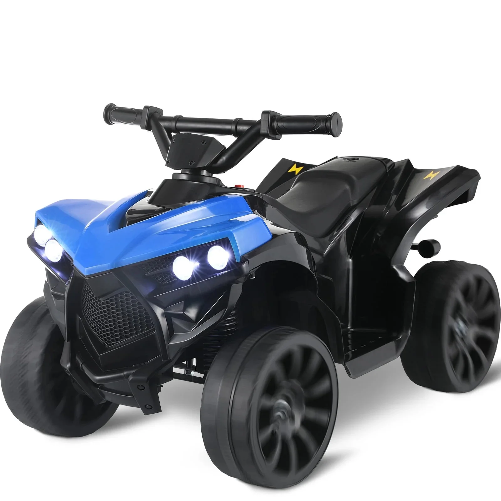6V Electric Kids ATV Ride-On Toy Car with 4 Wheels, LED Lights, and Music for Ages 2 to 5 - Image 12