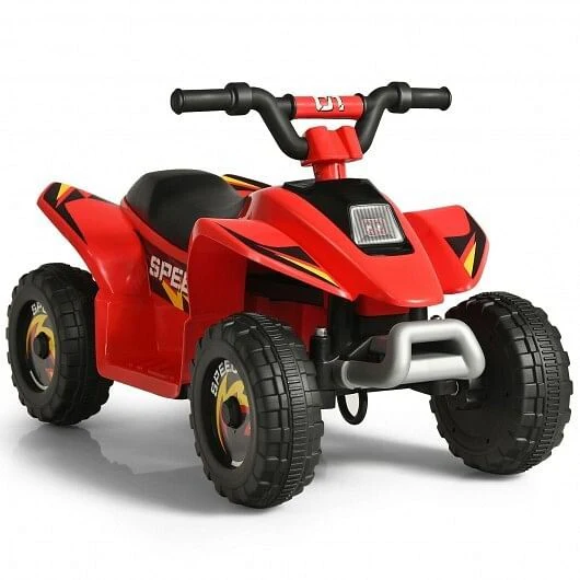 6V Kids Electric 4-Wheel Red ATV Ride-On Toy - Image 6