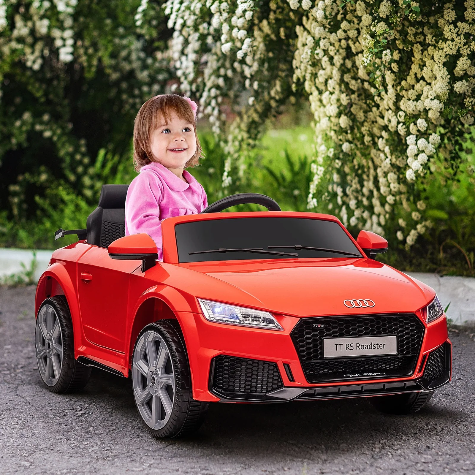 6V Kids Electric Ride-On Car Licensed Audi TT RS with Seat and Remote Control