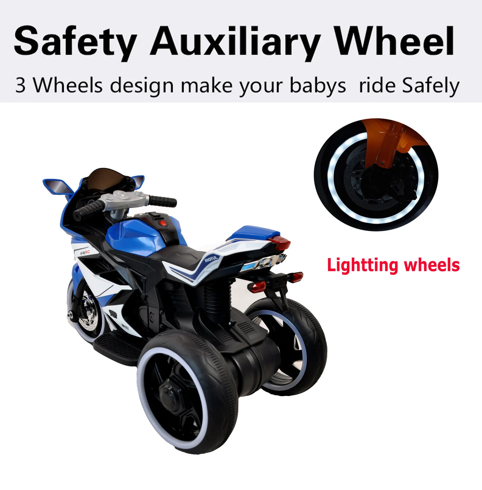 6V Kids Electric Ride on Motorcycle - Perfect Xmas Gift for Little Ones! - Image 6