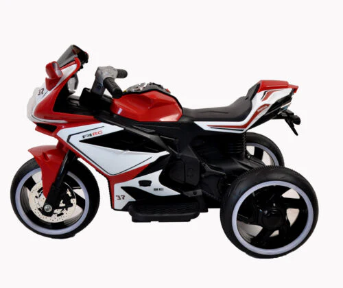 6V Kids Electric Ride-On Motorcycle with One-Button Start and Music - 66LB Bearing Toy Gift