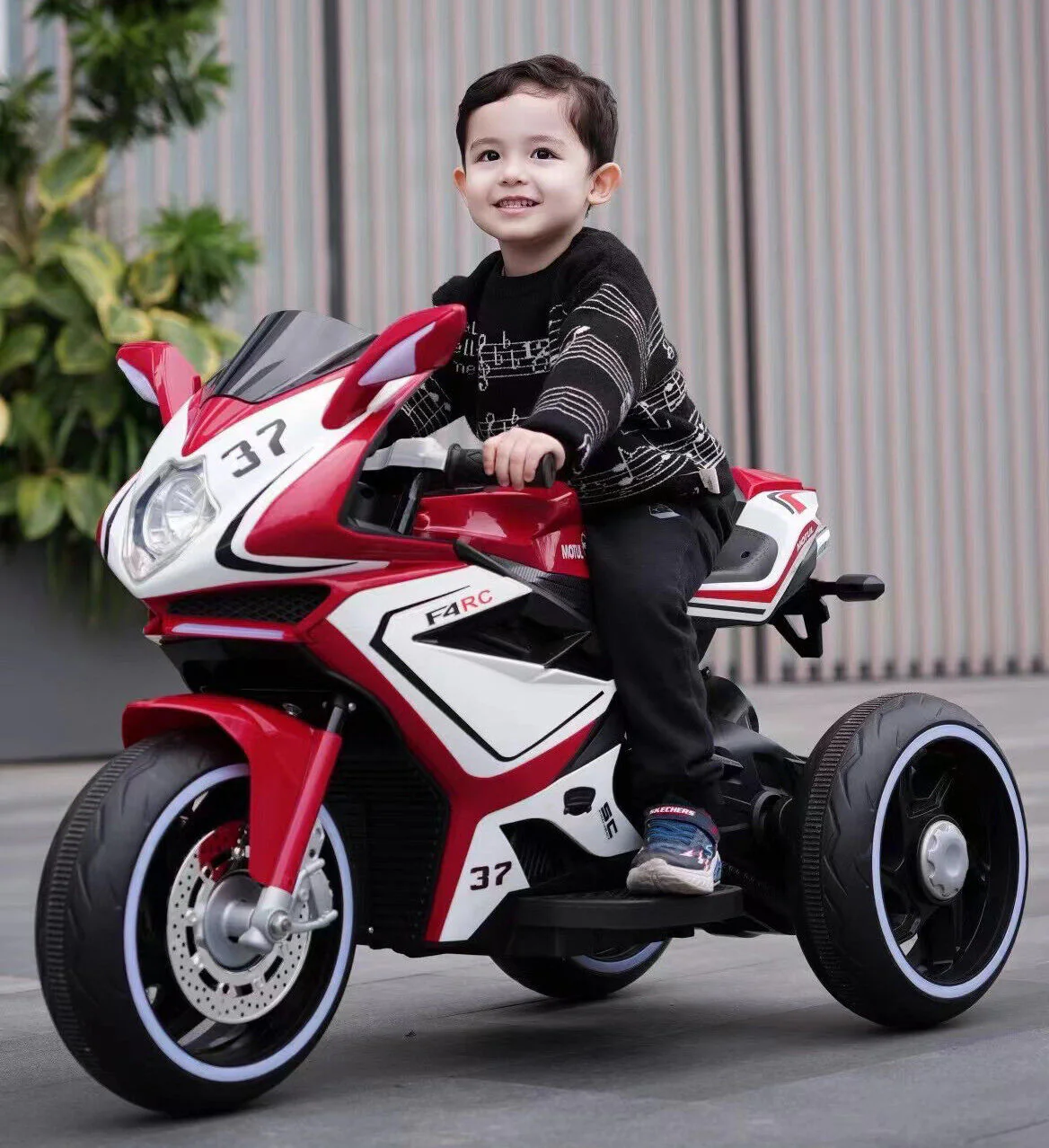 6V Kids Electric Ride-On Motorcycle with One-Button Start and Music - 66LB Bearing Toy Gift - Image 6
