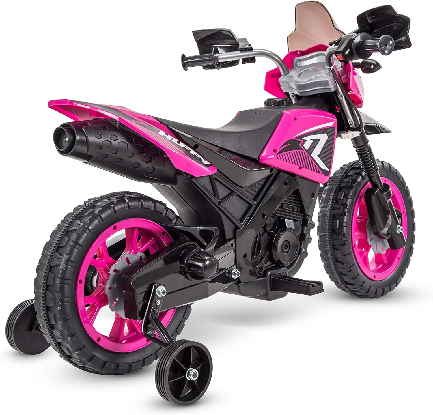 6V Kids Electric Ride-On Motorcycle with Training Wheels - Fun and Safe Toy for Young Riders - Image 4