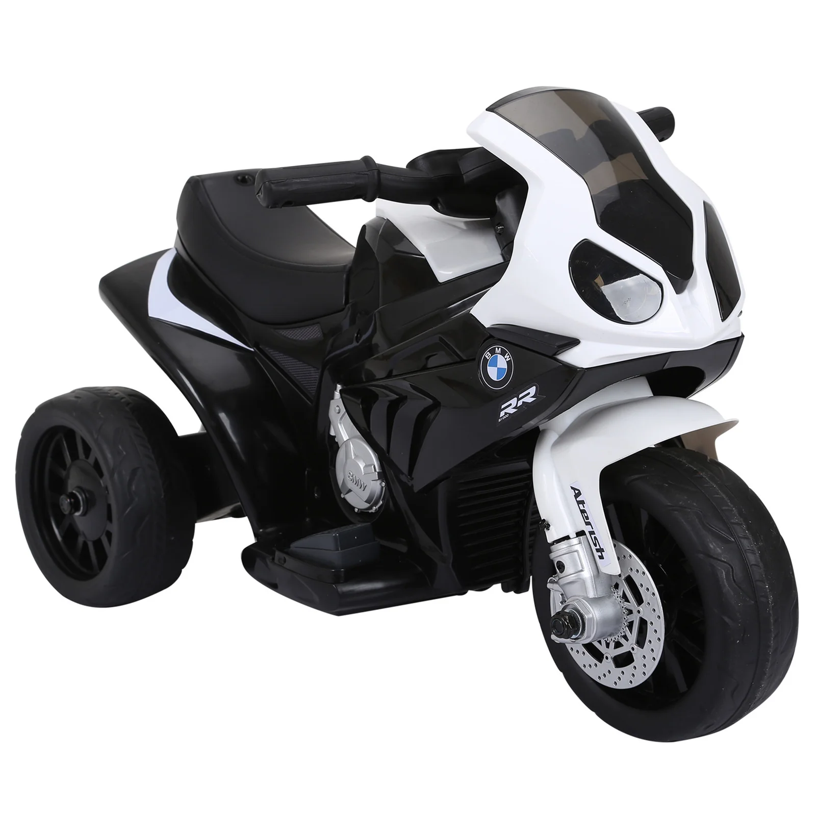 6V Licensed Kids Motorcycle with Headlight and Music Black - Image 4