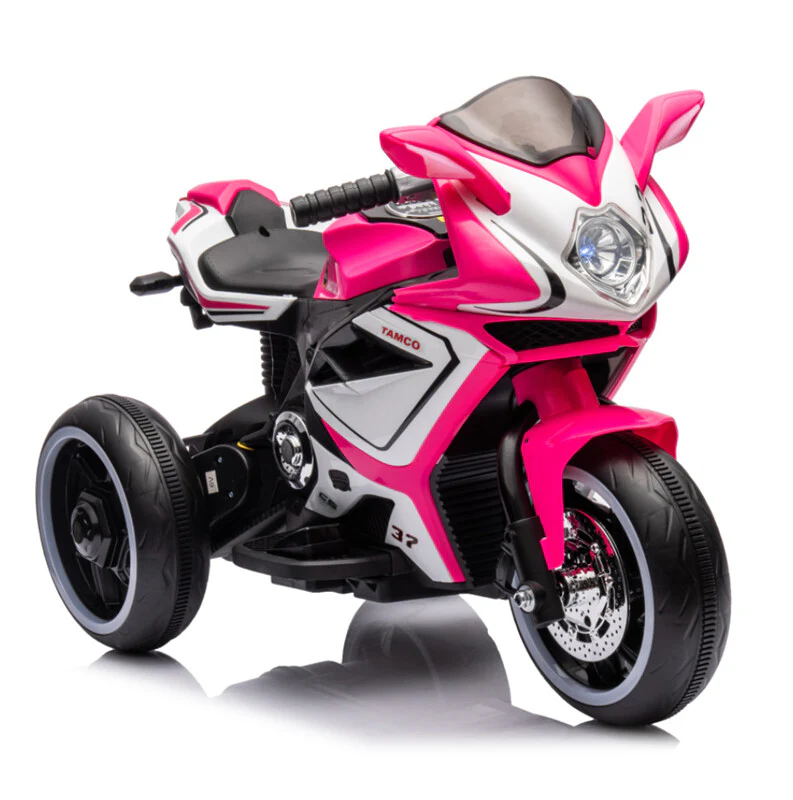 6V Red Kids Ride-On Motorcycle Toy with Training Wheels 1.8-3.2mph for Ages 3-4 - Image 11