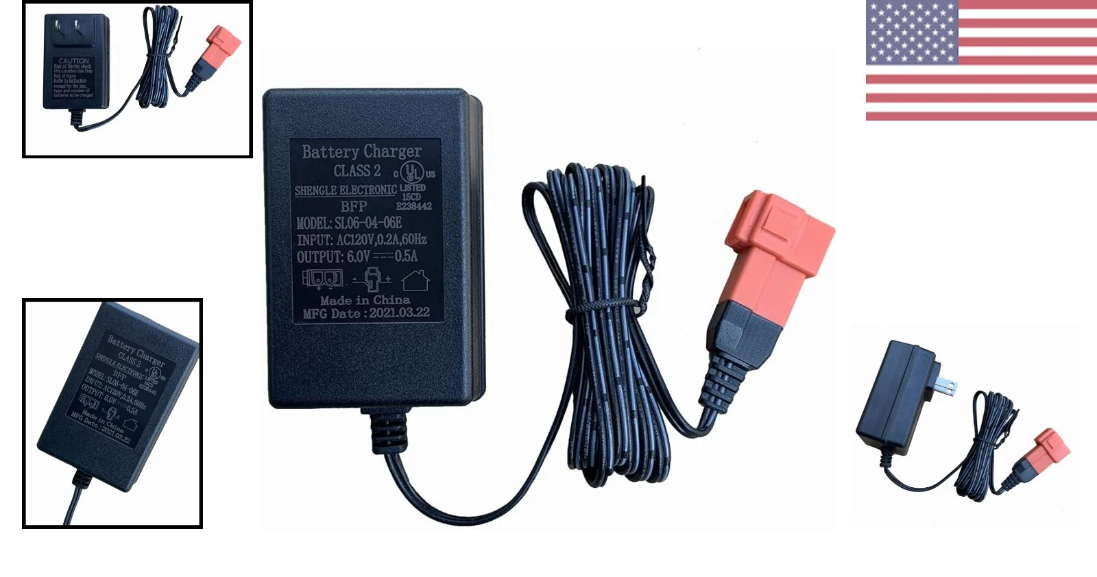 6V Ride-On Car Charger with Fast Charging and Overcharge Protection for Kids - Image 2