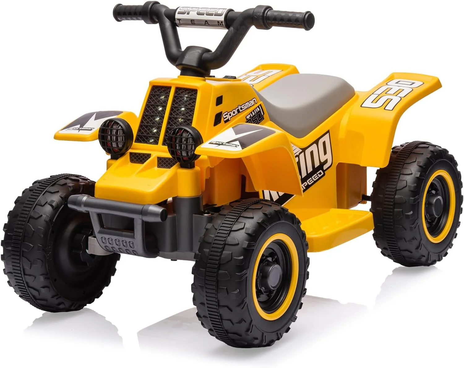 6V Electric Kids Ride-On ATV Quad Car with Music and Lights, 1.5mph - Image 2