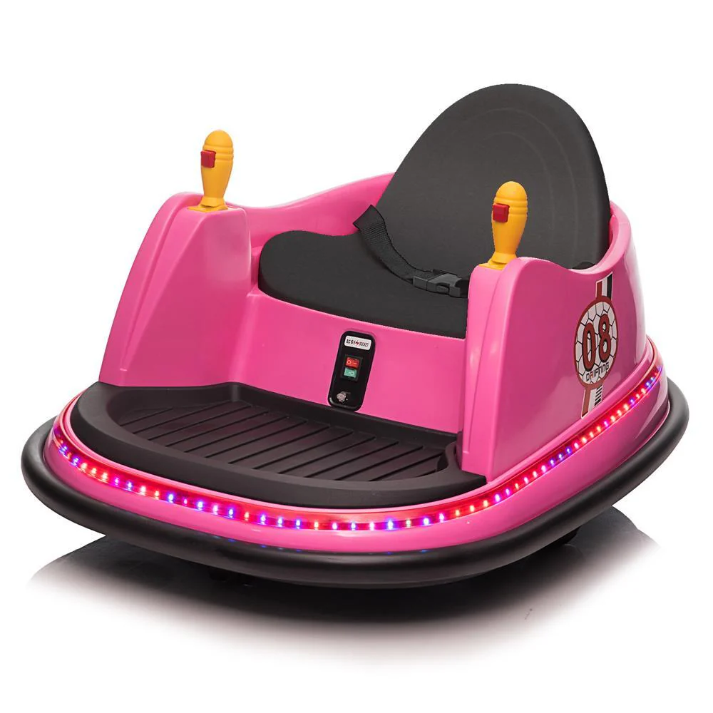 6V Kids Electric Ride-On Bumper Car with 360° Spin, Remote Control, and MP3 Player - Image 13