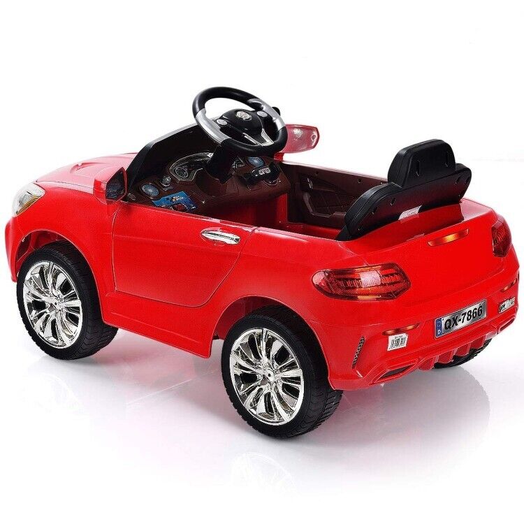 6V Kids Ride On Car with Remote Control, MP3 Player, LED Lights, and Battery Power - Image 2