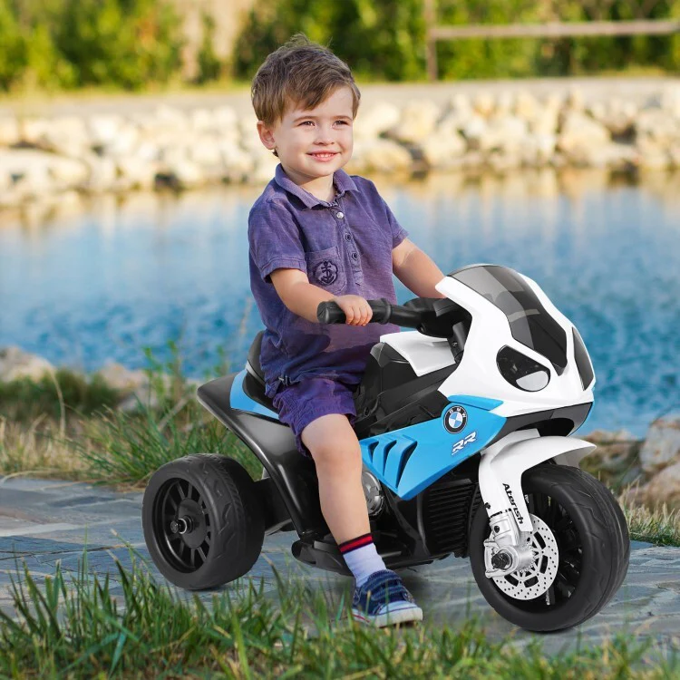 6V Electric Ride-On Motorcycle for Kids with 3 Wheels, Music, and Headlights - Image 2