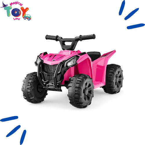 6V Kids Ride-On 4-Wheeler ATV Toy Car with 1.8 MPH Max Speed and Treaded Tires - Image 6