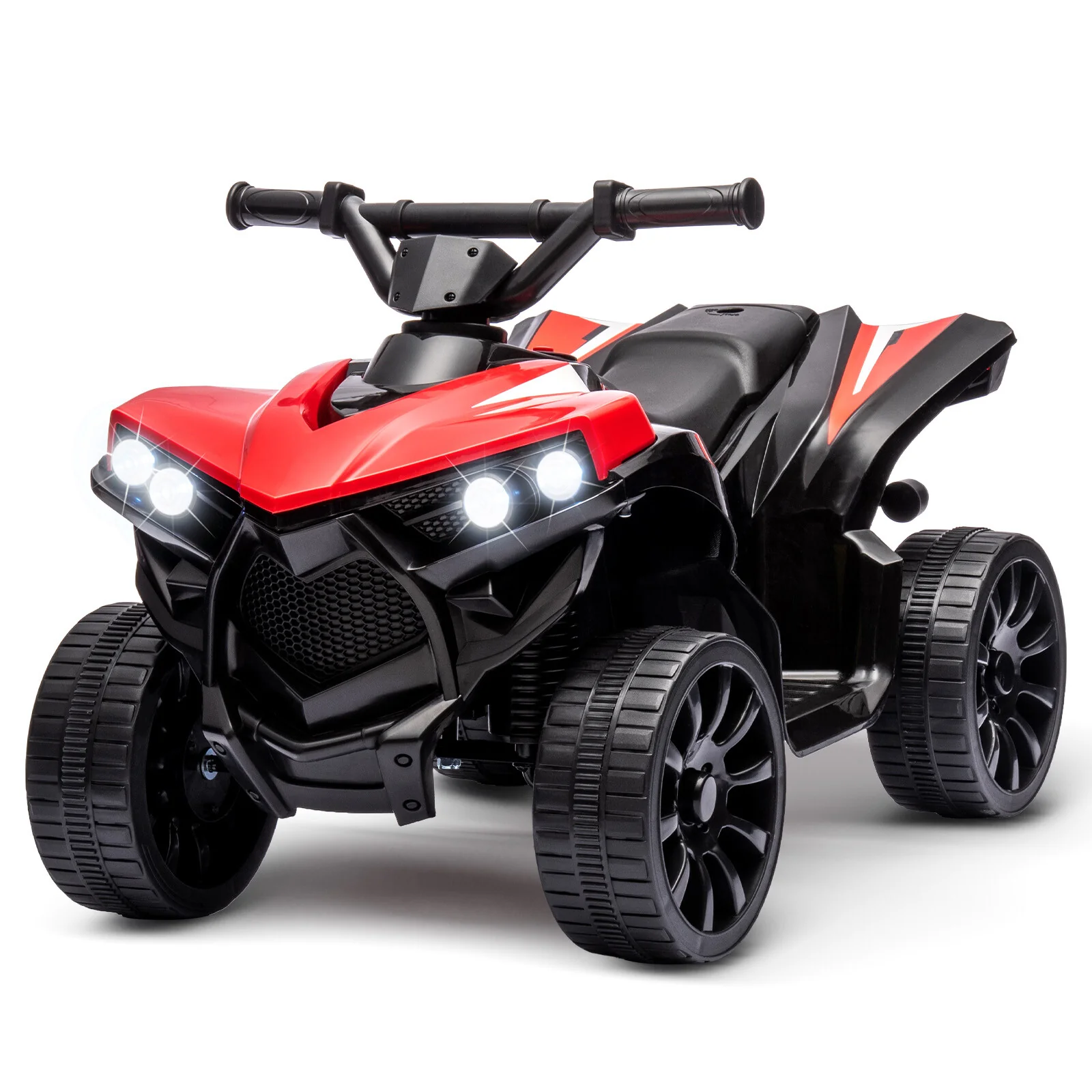 6V Kids Electric Ride-On 4 Wheeler ATV with Music and Foot Pedal - Image 8
