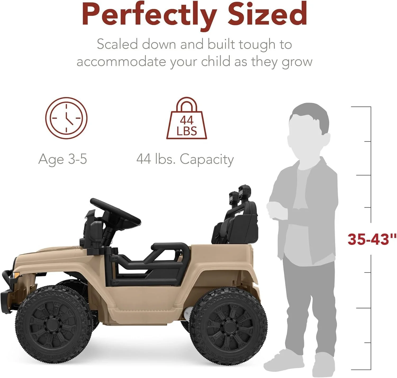 6V Electric Mini Ride-On Truck for Kids with 2-Speed Parent Remote Control - Image 2