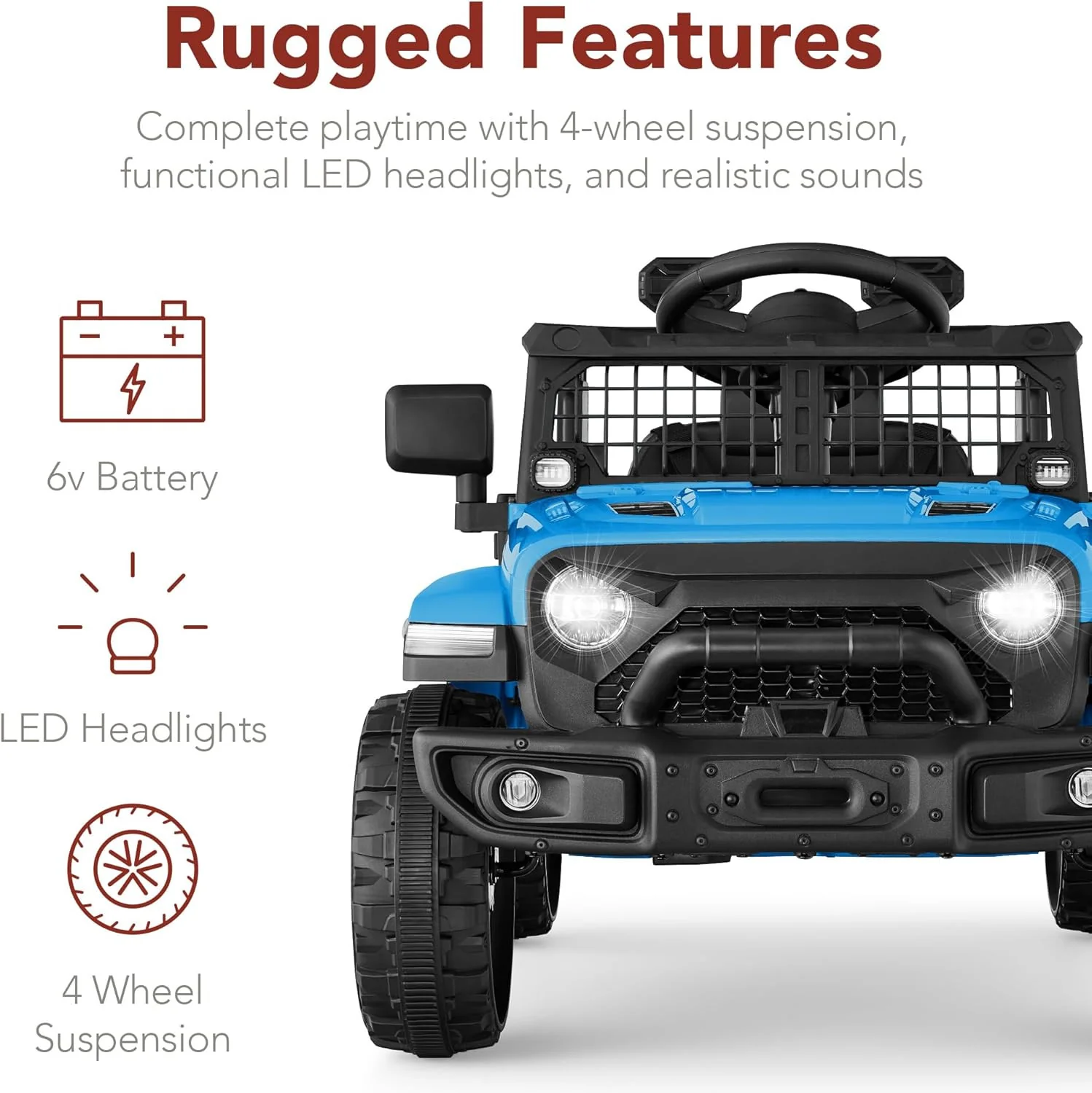 6V Kids Electric Ride-On Mini Truck with Parent Remote Control and 4 Wheels - Image 6