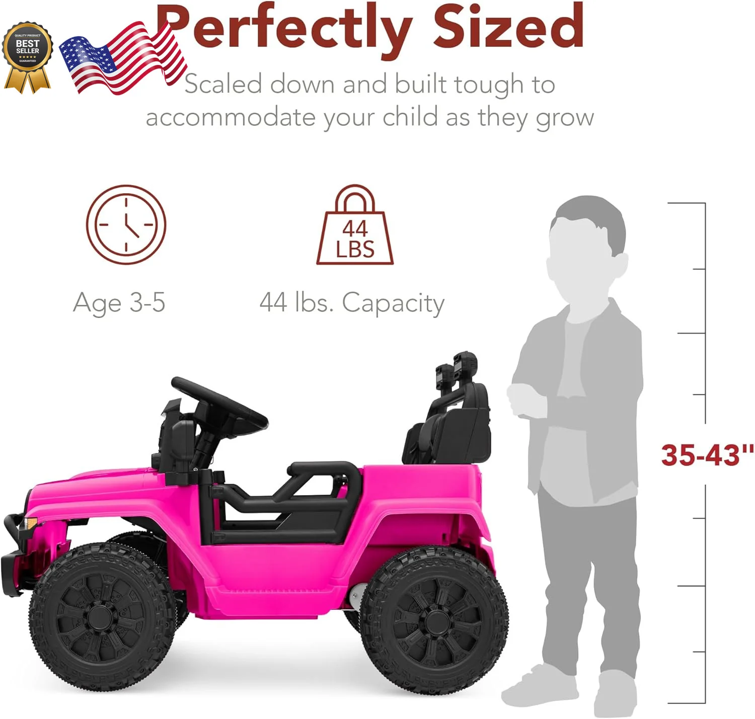 6V Electric Kids Ride-On Mini Truck with 4 Wheels and Parent Remote Control - Image 2