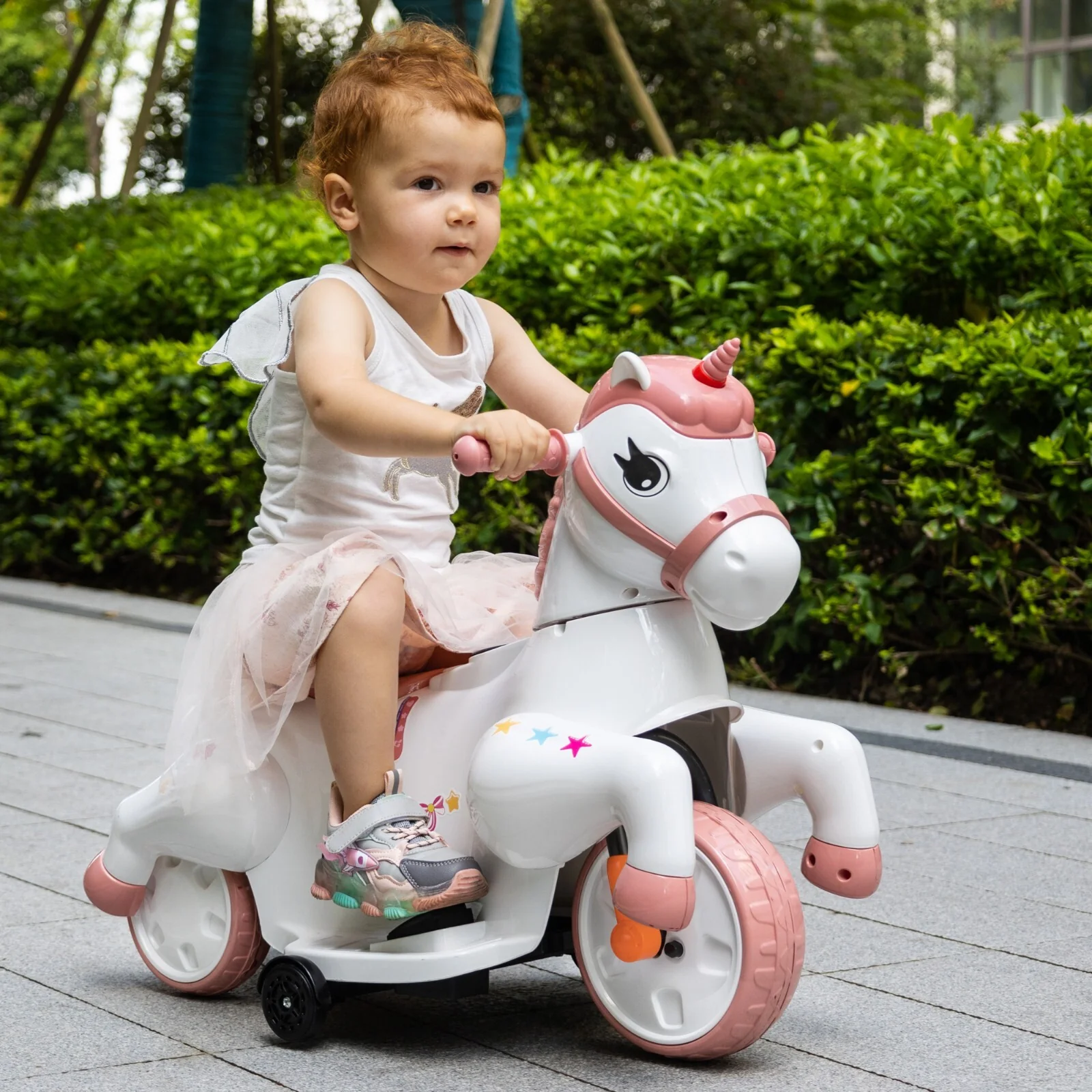 6V Kids Ride-On Toy with Music and Rechargeable Battery for Toddlers - Image 14