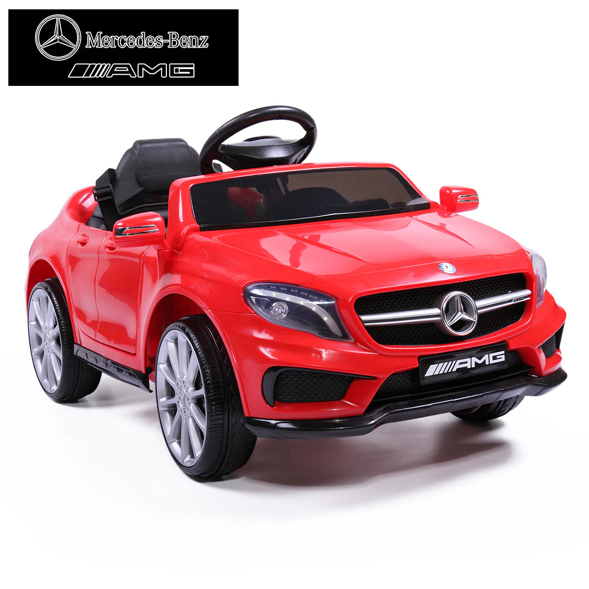 6V Licensed Mercedes-Benz AMG Electric Ride-On Car with Parental Remote Control for Kids - Image 5