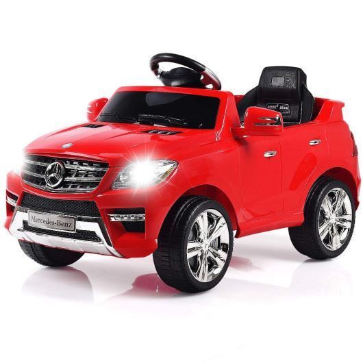 6V Mercedes Benz Kids Ride on Car with MP3 and Remote Control - Red - Image 3