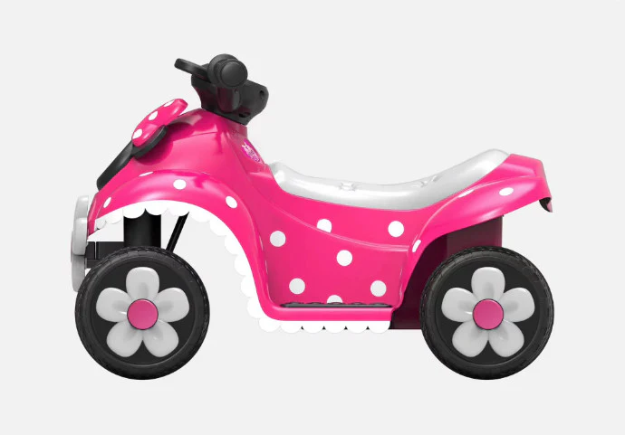 Minnie Mouse 6V Battery Operated Quad for Kids 3 and Up - Image 5