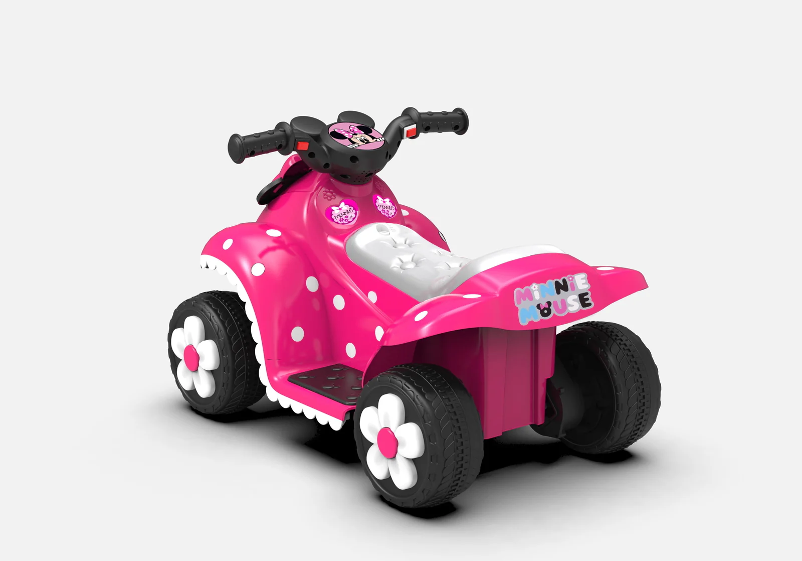 6V Battery Powered Minnie Mouse Ride-On Quad for Kids Ages 3 and Up - Image 2