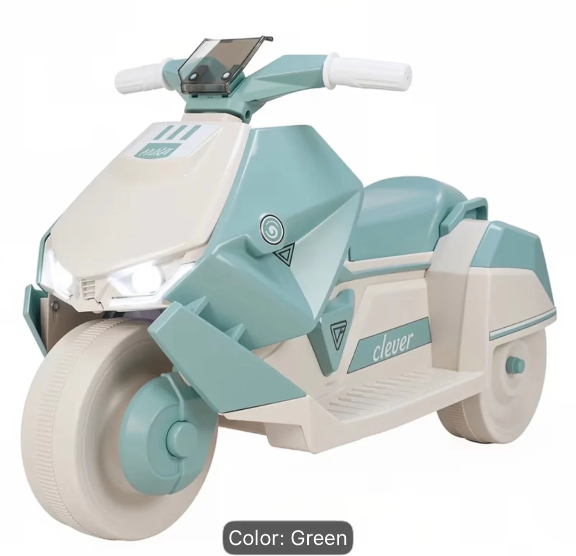 6V Kids Motorcycle Ride-On with LED Lights and Space Music for Ages 3-6 - Image 2