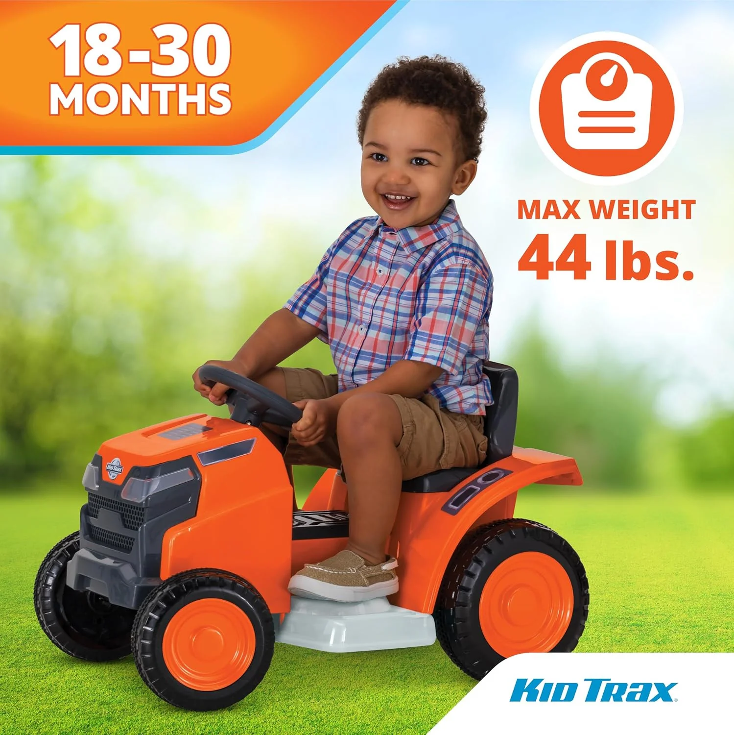 6V Ride-On Lawn Mower Electric Car for Kids and Toddlers Outdoor Toy - Image 3