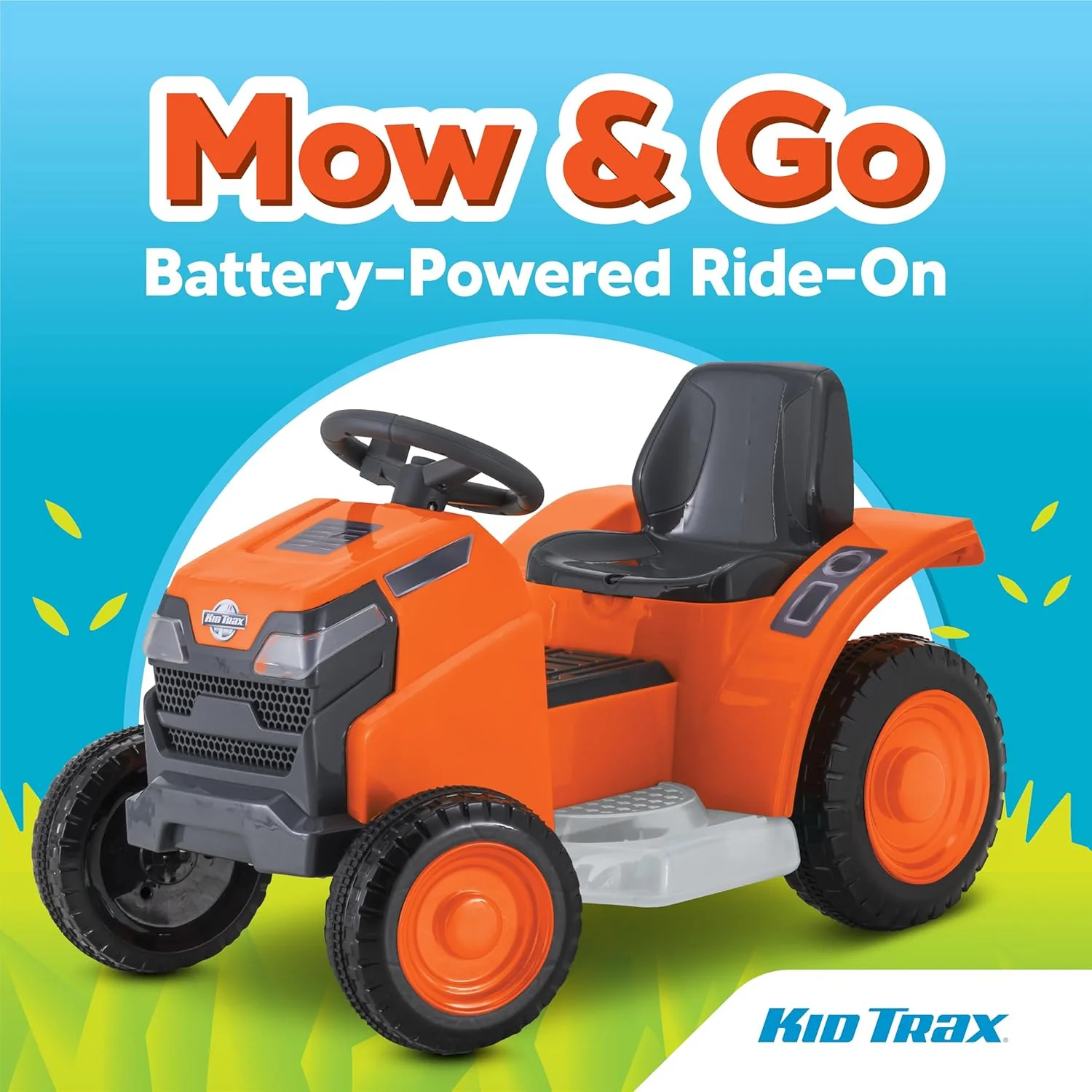 6V Ride-On Lawn Mower Electric Car for Kids and Toddlers Outdoor Toy - Image 7