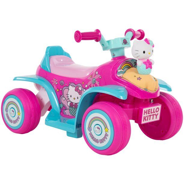 6V Pink Electric Quad Bike with Bubble Tank for Girls - Image 10