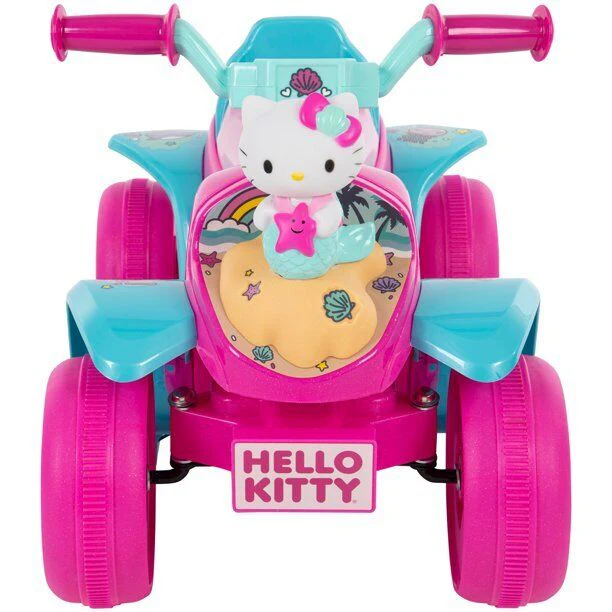 6V Pink Electric Quad Bike with Bubble Tank for Girls - Image 5