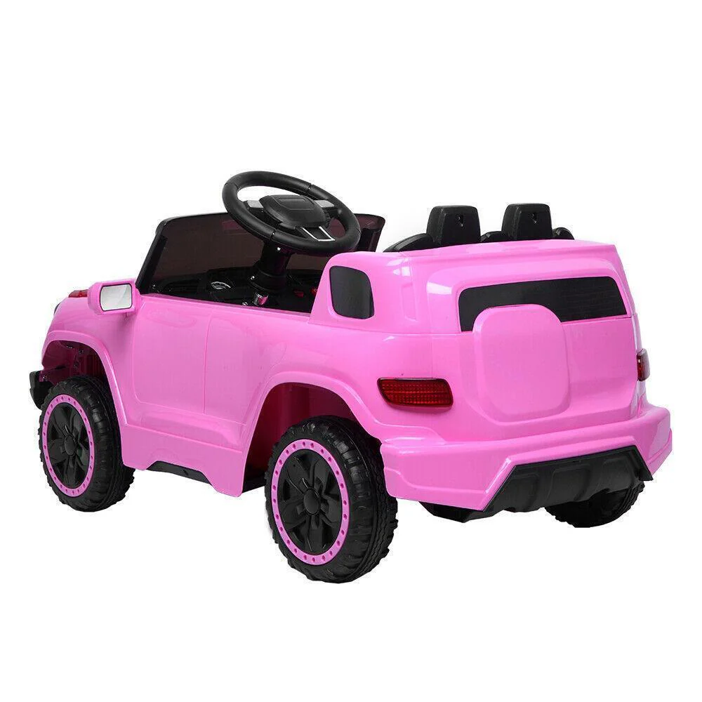 6V Pink Electric Ride-On Car Truck for Kids with Remote Control and LED Lights - Image 6