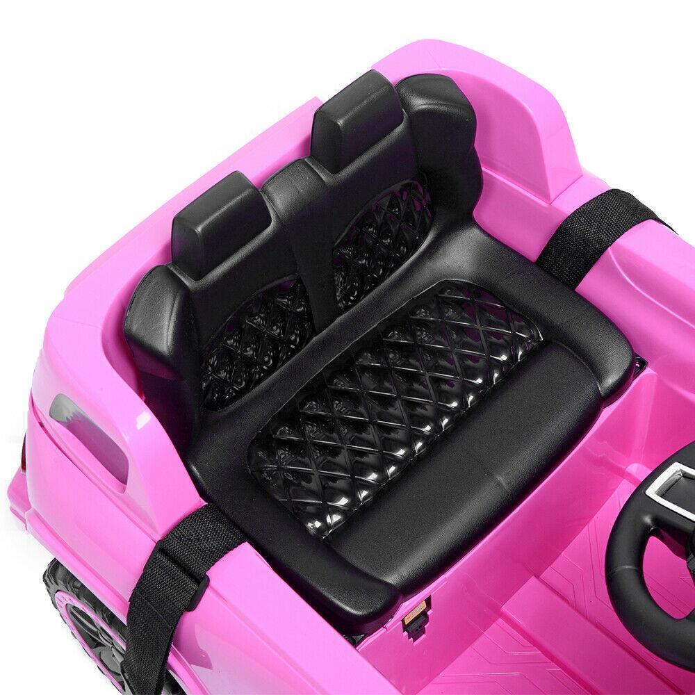 6V Pink Electric Ride-On Car Truck for Kids with Remote Control and LED Lights - Image 8