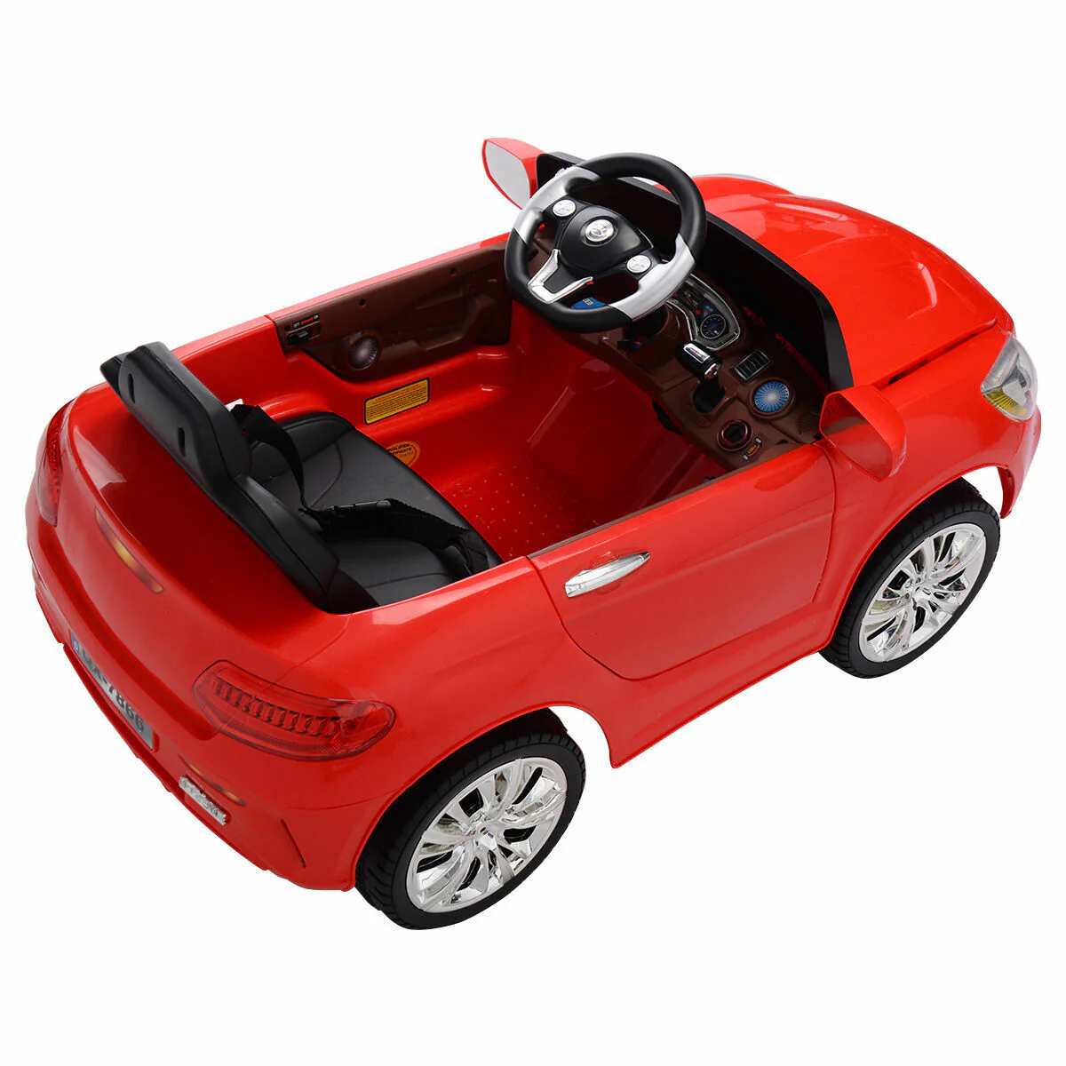 6V RC Remote Control Ride-On Car with MP3 Player and Lights for Kids - Red - Image 5