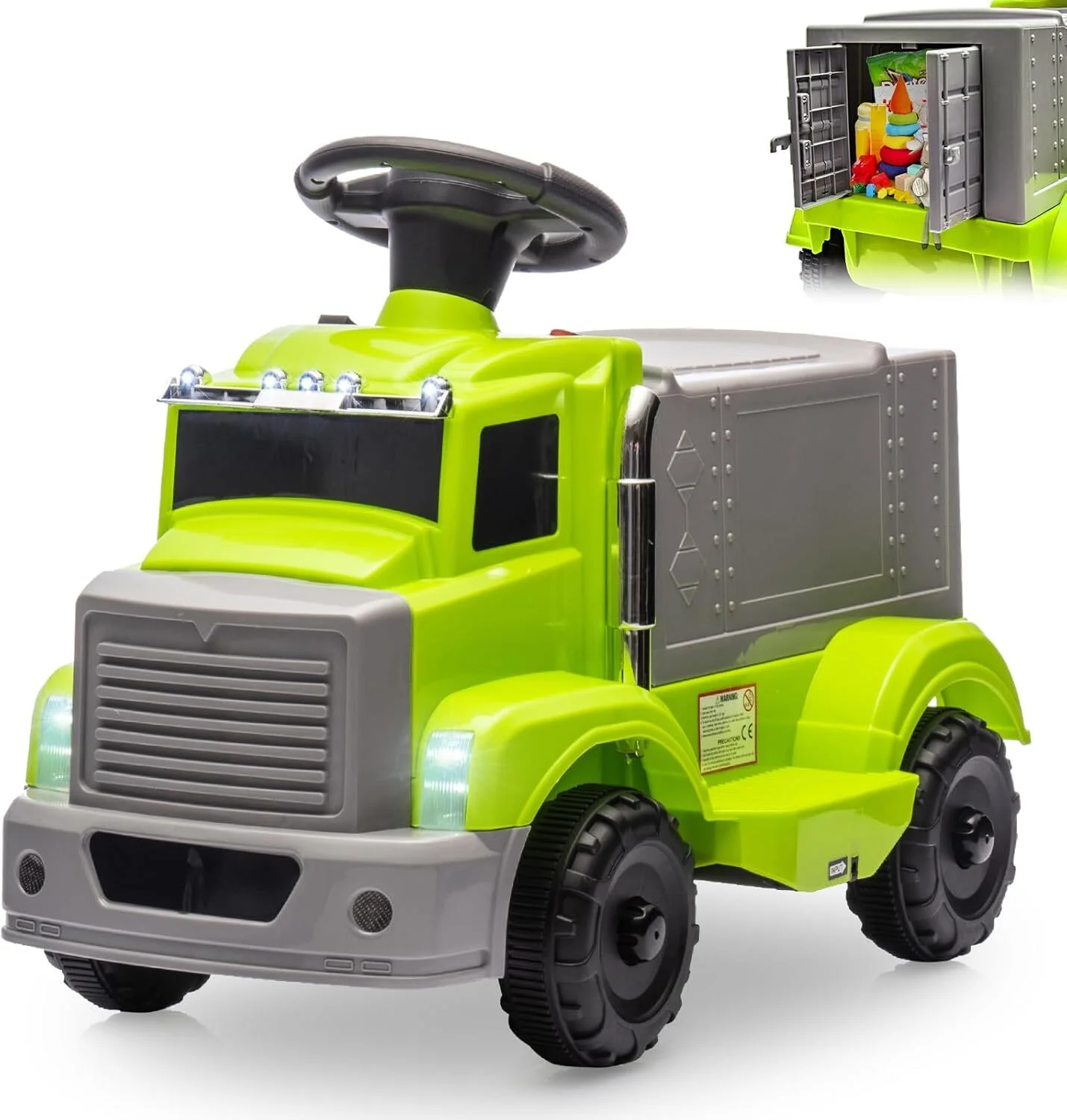 6V Electric Ride-On Car for Toddlers and Kids with Interactive Features and Dual Headlights - Image 12