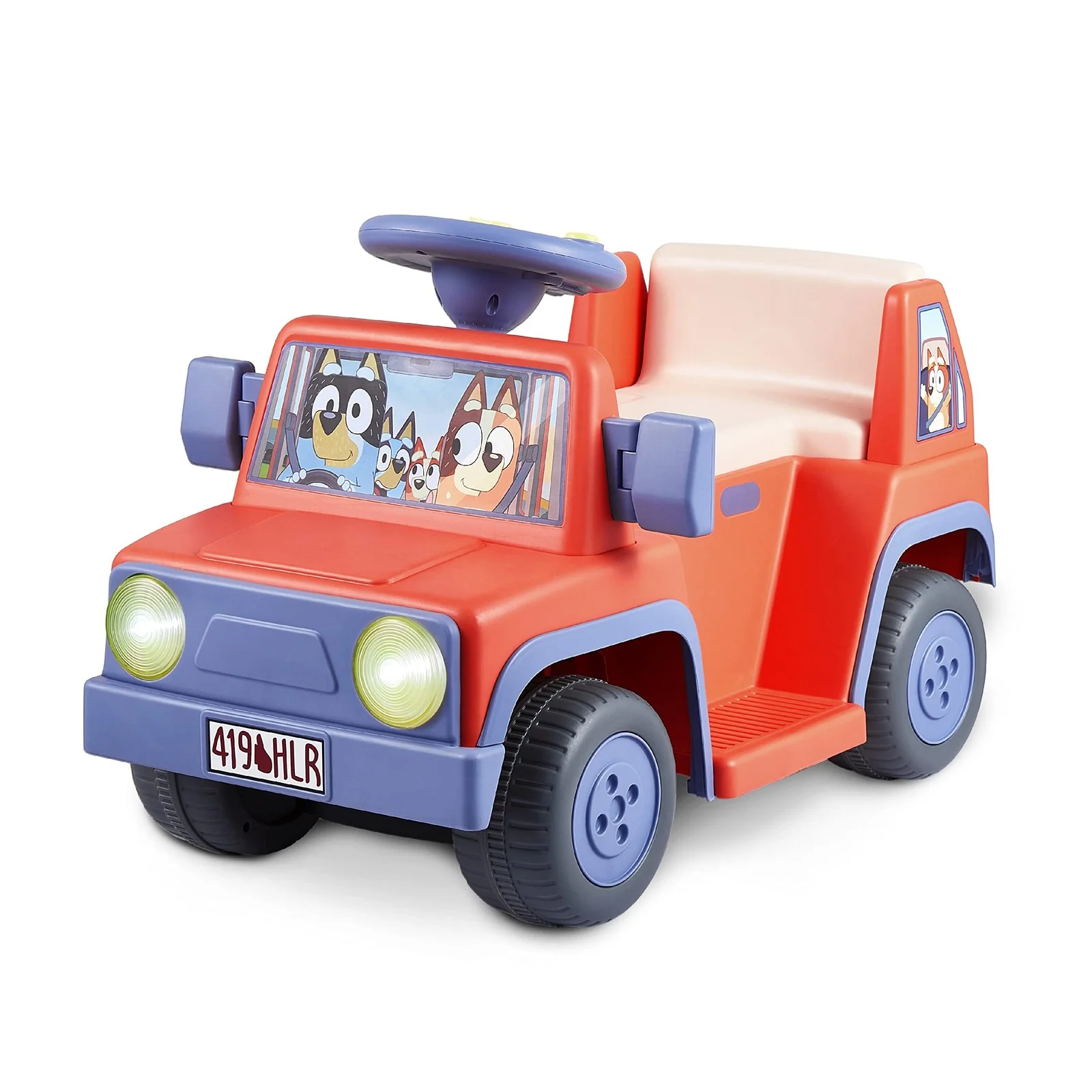 6V Electric Ride-On Car for Toddlers with Interactive Sound Effects
