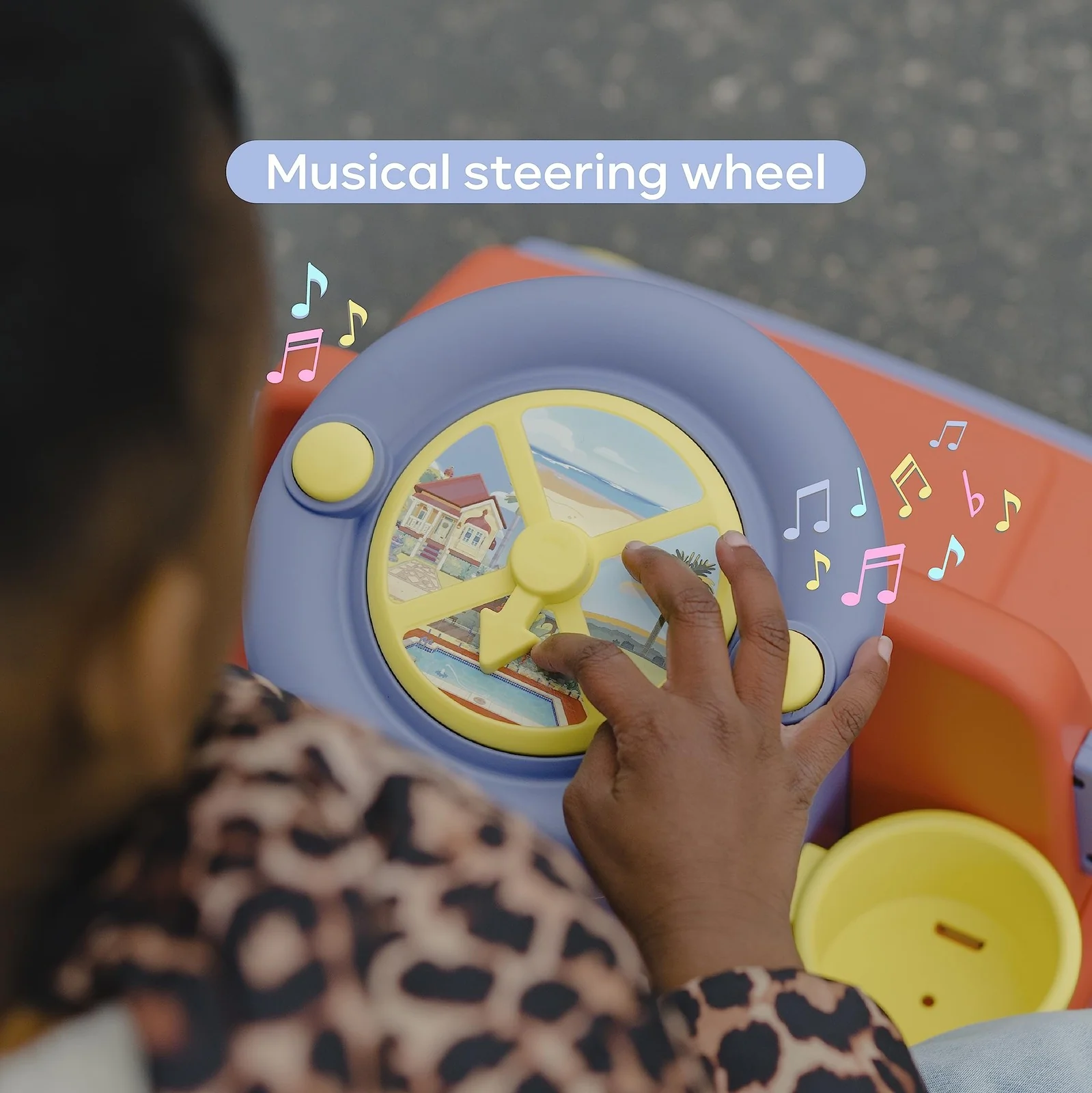 6V Electric Ride-On Car for Toddlers with Interactive Sound Effects - Image 4