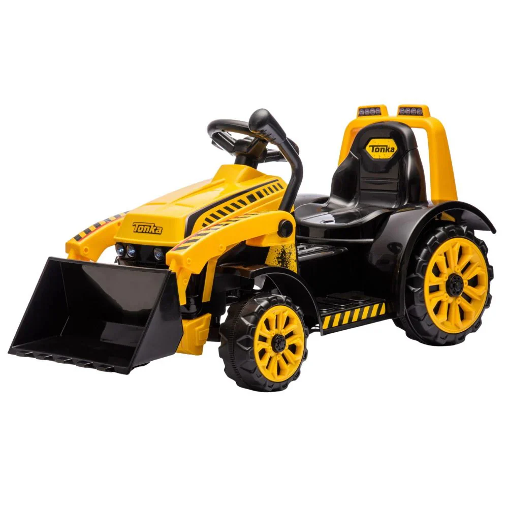 Ergonomic 6V Ride-On Construction Tractor with Front Loader - Image 6