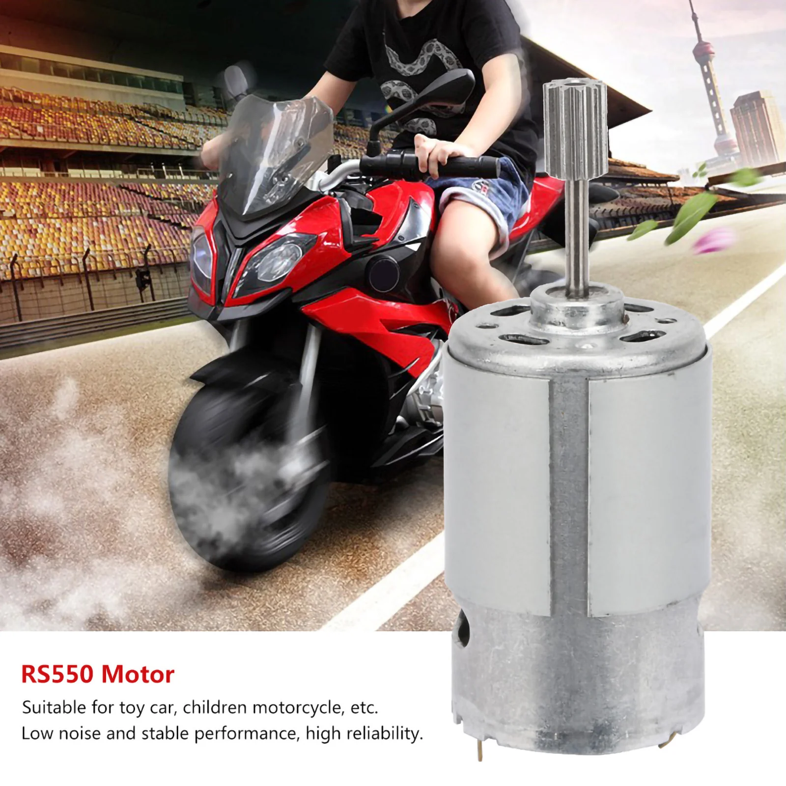 6V RS550 High-Speed 20,000 RPM Motor for Electric Kids’ Toy Cars and Motorcycles - Image 14