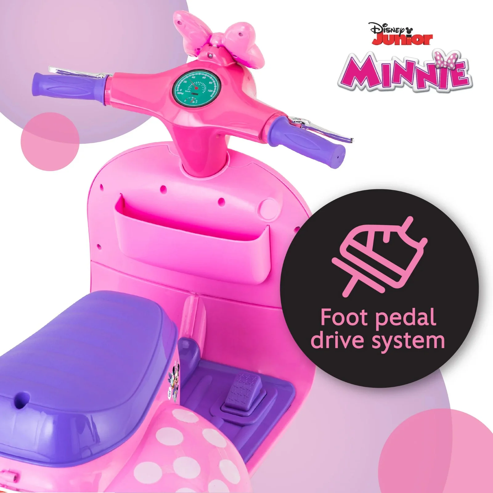 6V Ride-On Scooter with Sidecar Toy for Kids – 5 lb Weight Limit on Sidecar - Image 5