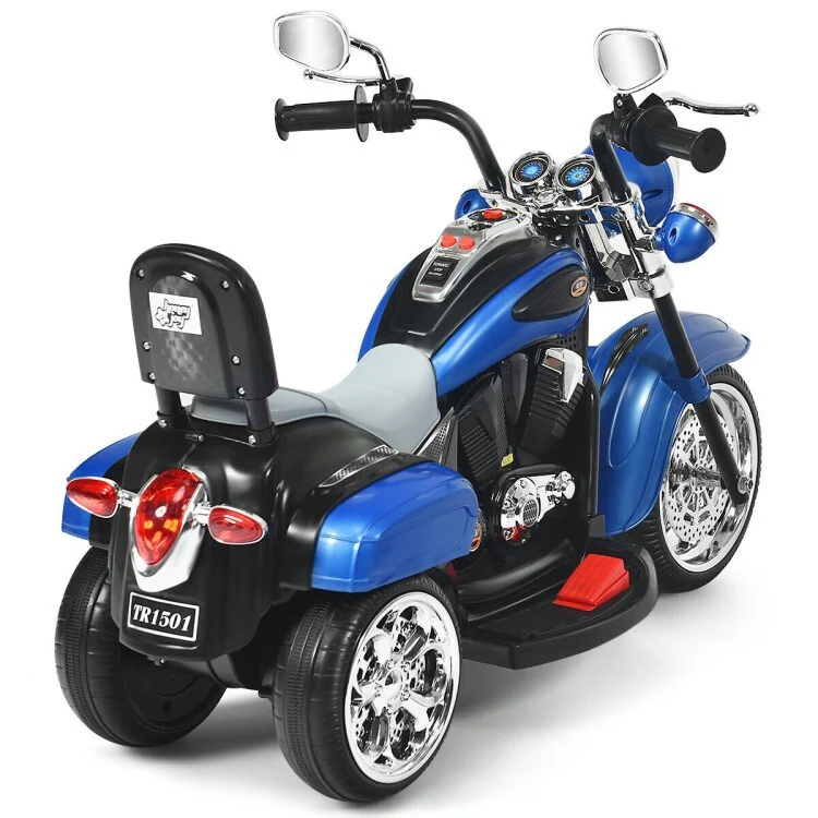 6V Toddler Electric Motorbike Ride-On Toy with Horn and Headlights for Indoor and Outdoor Use - Image 5