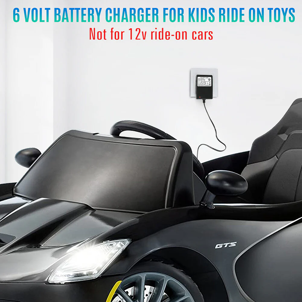 6V Battery Charger and Power Adapter for Kids Ride-On Cars Compatible with Dynacraft - Image 5