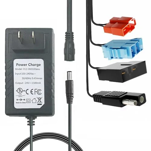 Multi-Voltage Charger for 24V Battery-Powered Kids' Ride-On Toys - Image 7