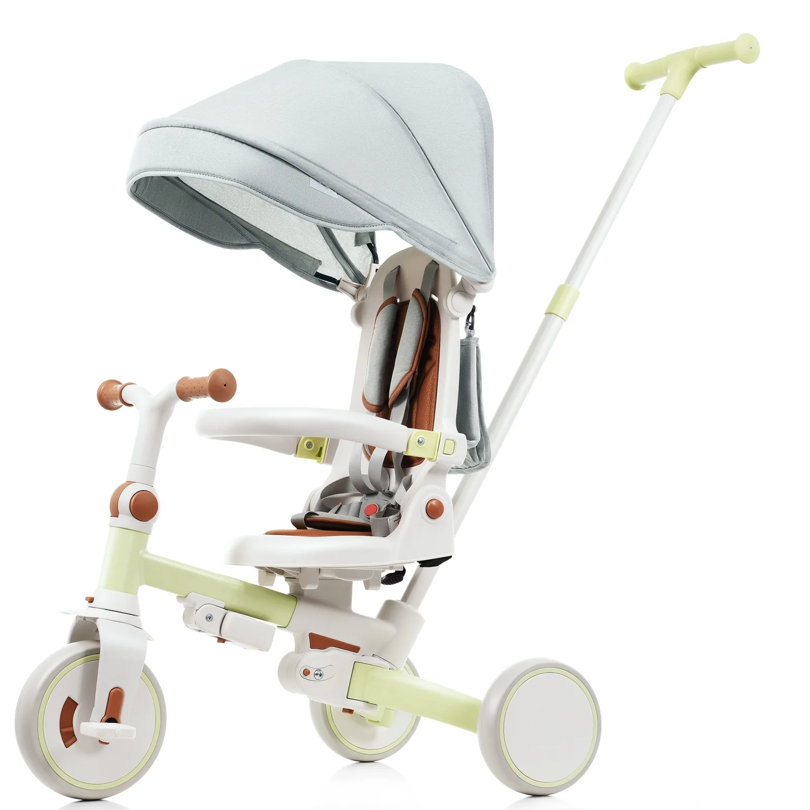 Foldable Baby Toddler Tricycle with Removable and Adjustable Features - Image 15