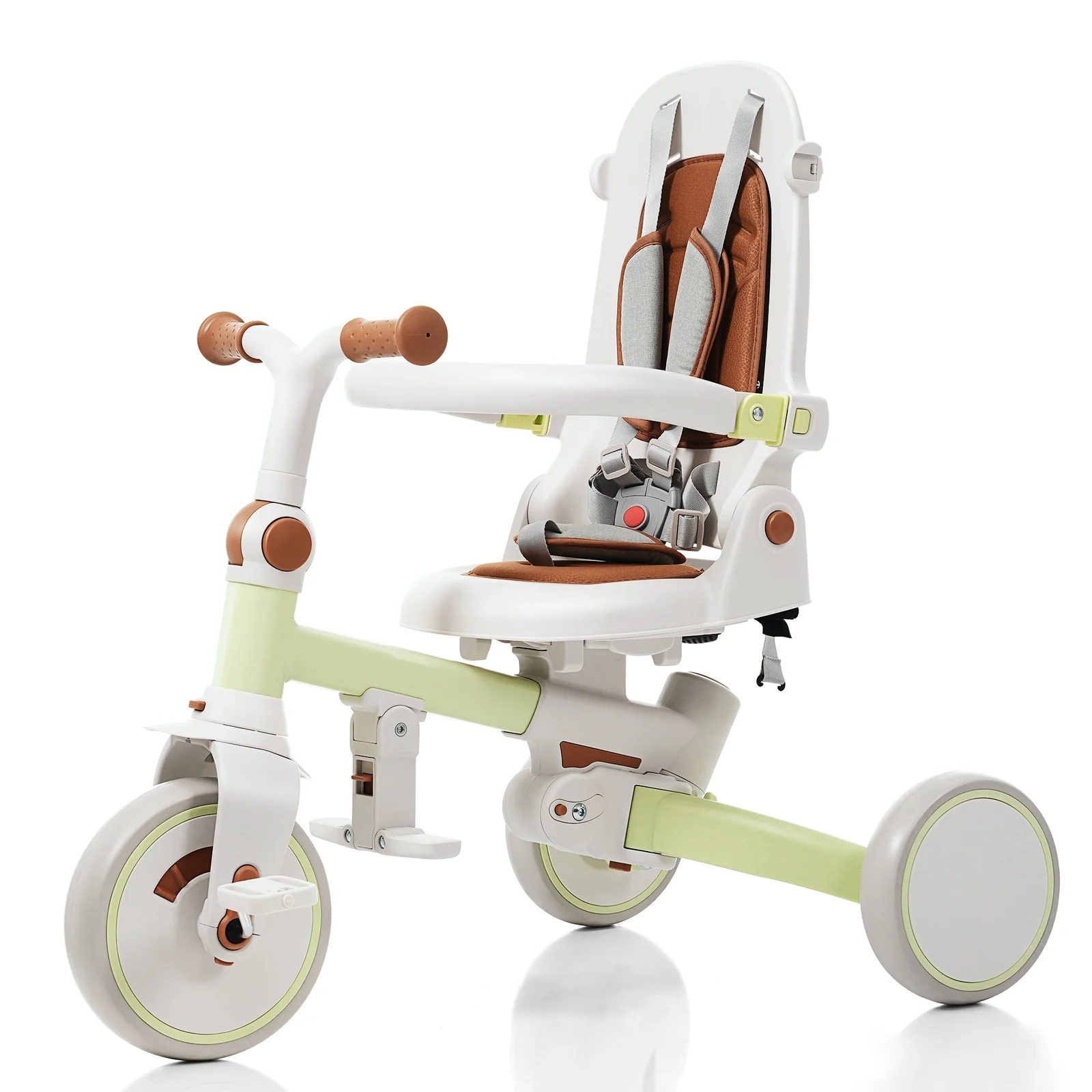 Foldable Baby Toddler Tricycle with Removable and Adjustable Features - Image 8